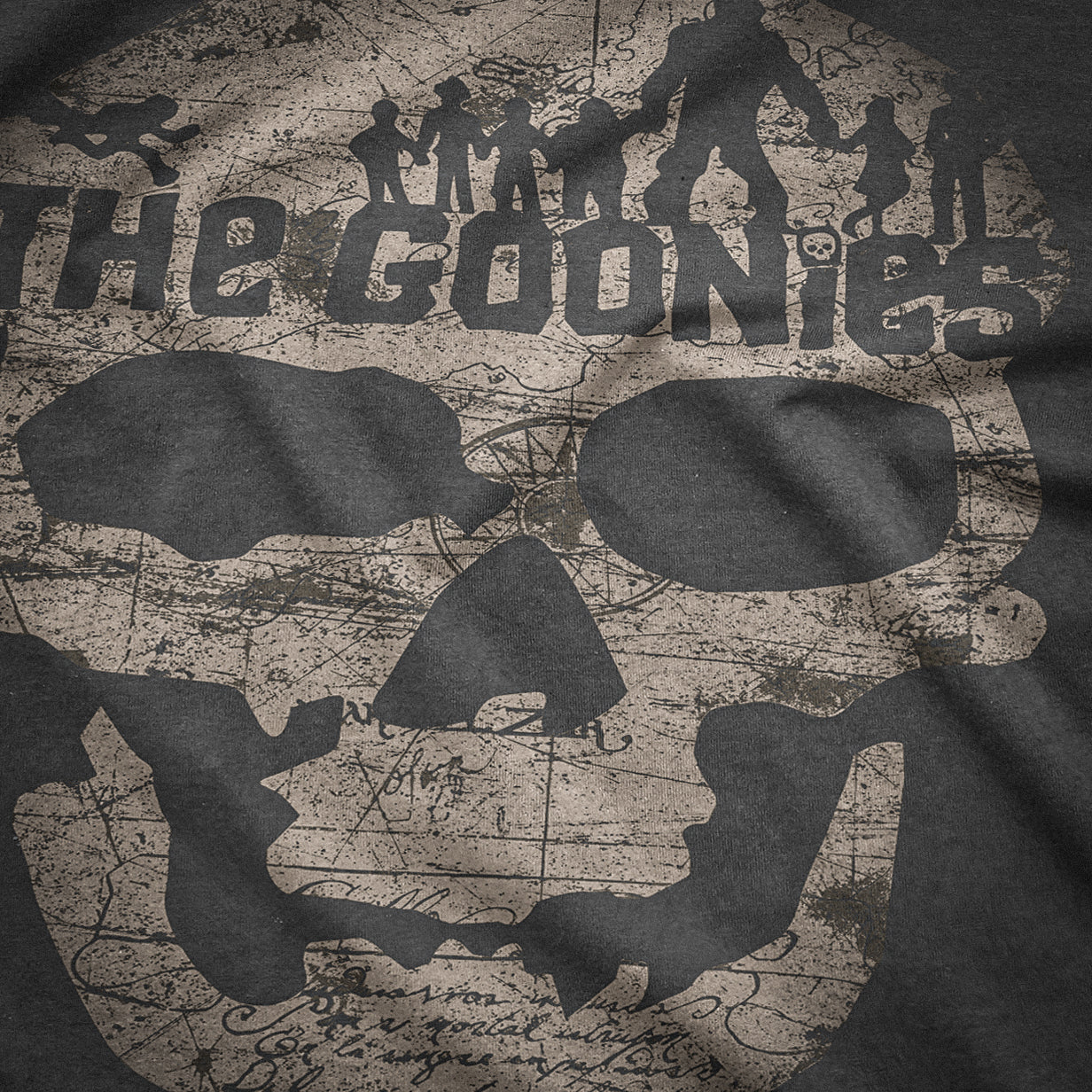 CUC T-Shirt THE GOONIES MAP - Skull - Cult Movies  #chooseurcolor