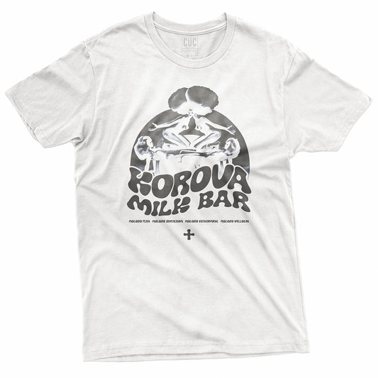 CUC T-Shirt KOROVA MILK BAR - Kubrick - Latte + - Cult Movies #chooseurcolor