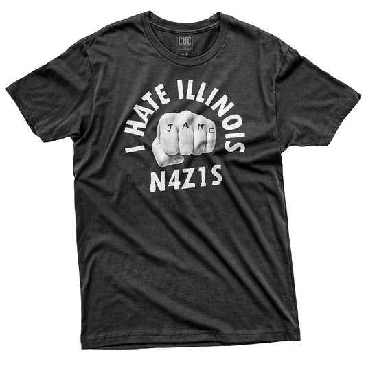 CUC T-Shirt I HATE ILLINOIS N4Z1S - Blues Brothers - Cult Movie #chooseurcolor