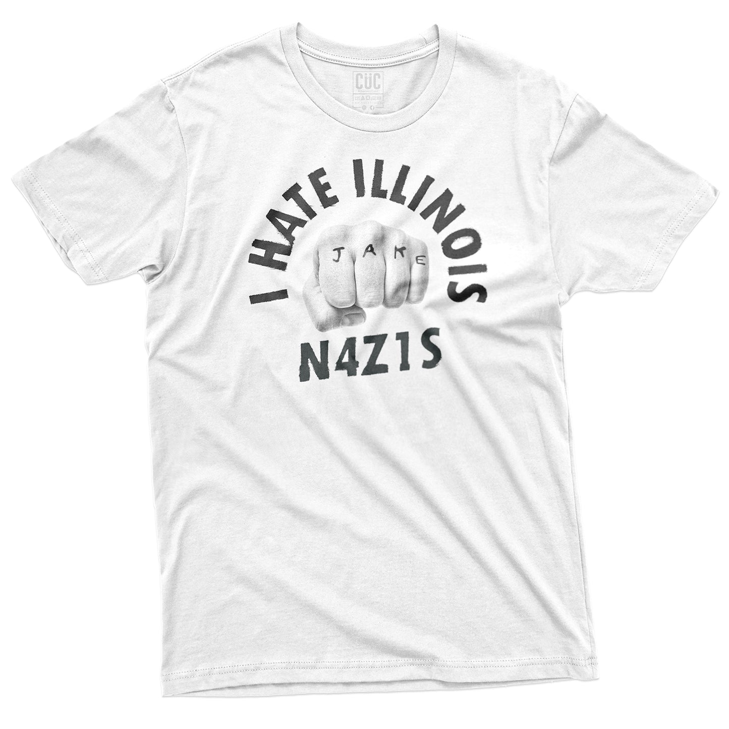 CUC T-Shirt I HATE ILLINOIS N4Z1S - Blues Brothers - Cult Movie #chooseurcolor