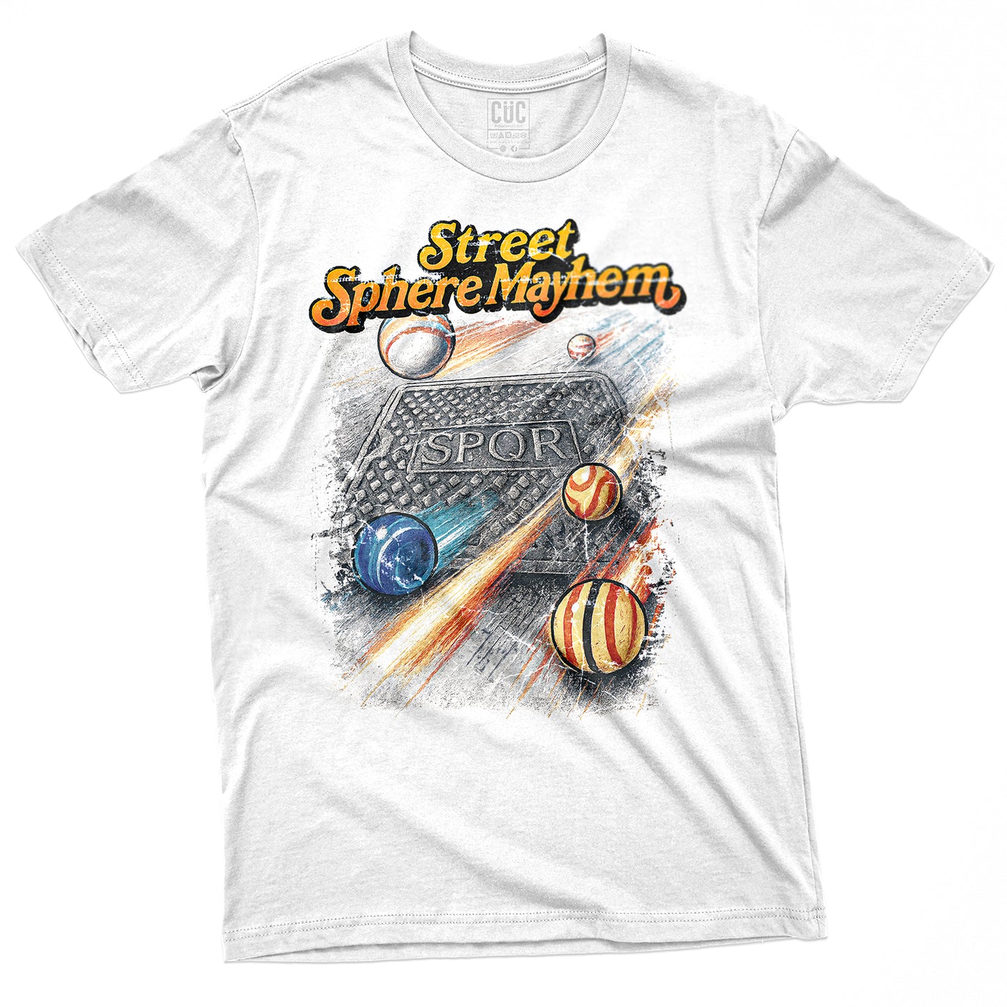 CUC T-Shirt GIOCO DELLE BIGLIE  -  Nostalgia - Giochi di strada  #chooseurcolor