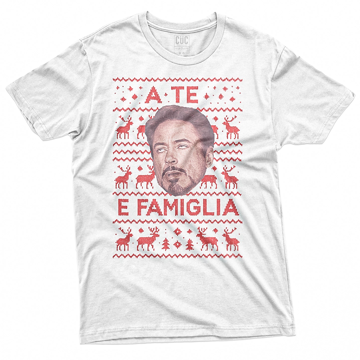CUC T-Shirt A TE E FAMIGLIA - Natale - meme #chooseurcolor