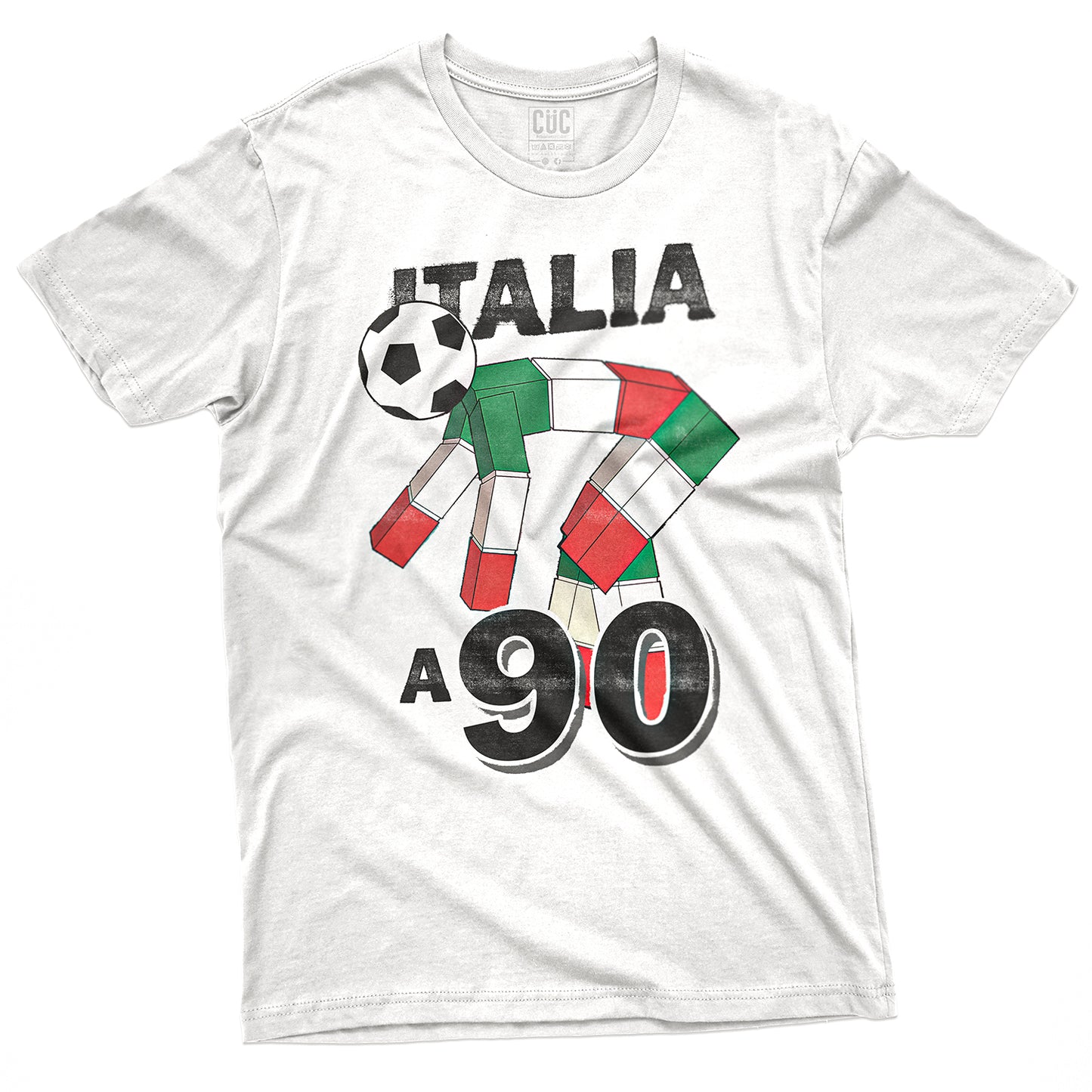 CUC T-Shirt ITALIA A 90 - Divertente - Vintage  #chooseurcolor