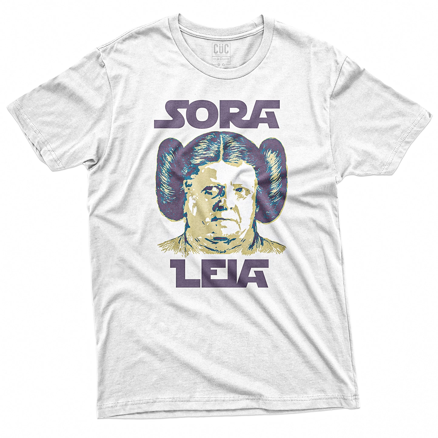 CUC T-Shirt SORA LEIA - Divertente - Mash Up  #chooseurcolor