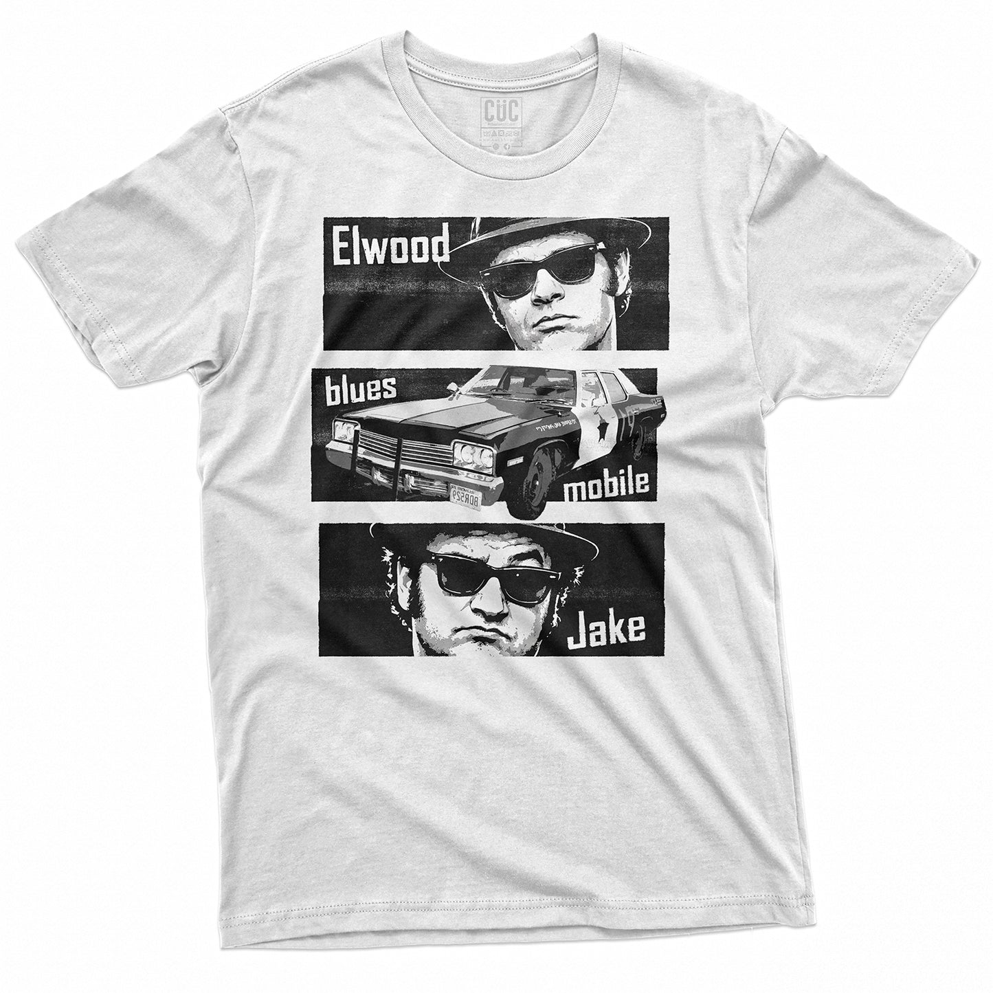 T-SHIRT CUC BLUES BROTHERS DISTRESSED - Cinema -   #chooseurcolor
