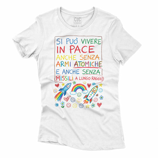 T-SHIRT CUC SI PUO VIVERE SENZA BOMBE - Ministri naïf - Divertente  #chooseurcolor