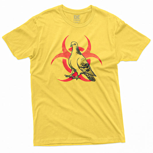 T-SHIRT CUC RISCHIO BIOLOGICO - Divertente -  Piccioni di Strada  #chooseurcolor