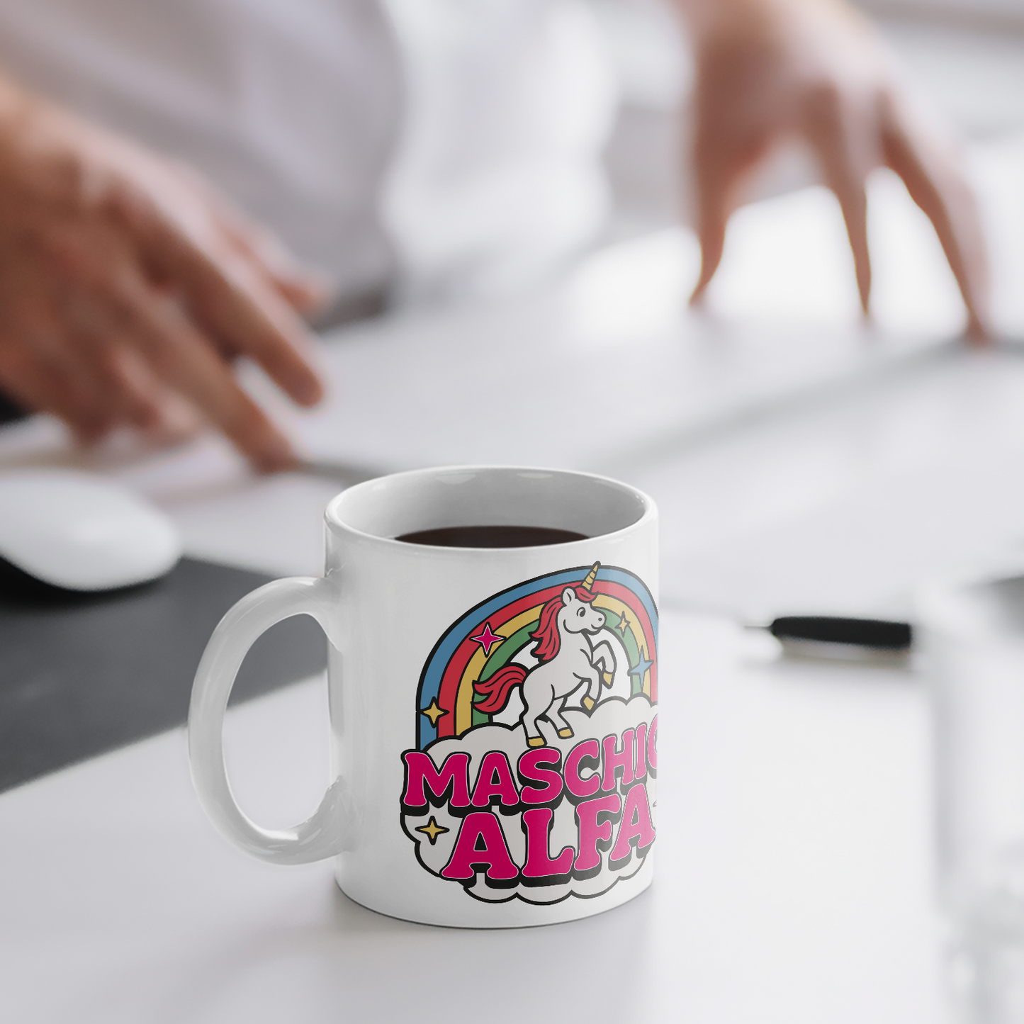 Tazza MASCHIO ALFA - pride - lgbtq+ divertente - regalo ironico #chooseurcolor