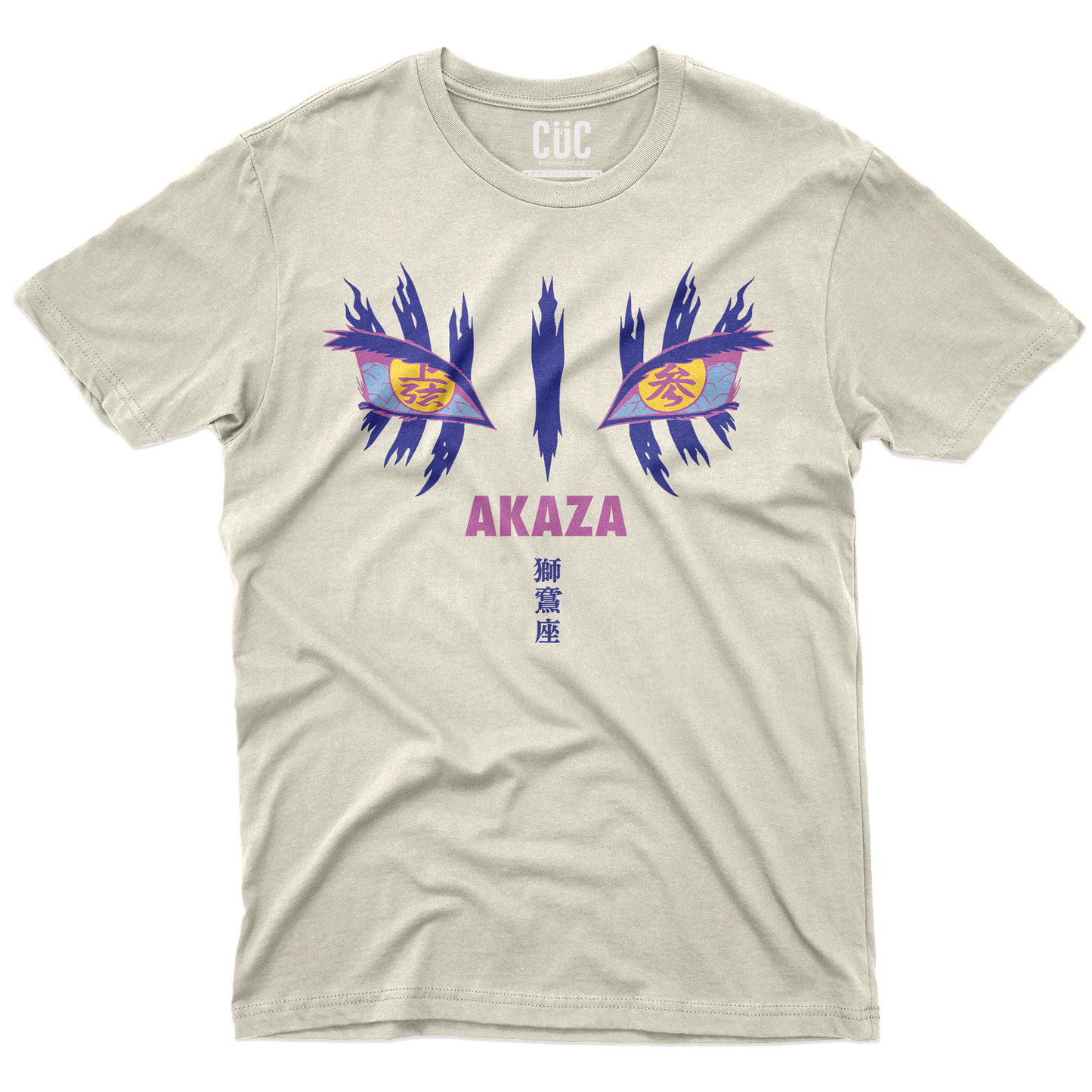 CUC T-Shirt AKAZA - Demon Slayer - Terza Luna - anime manga #chooseurcolor