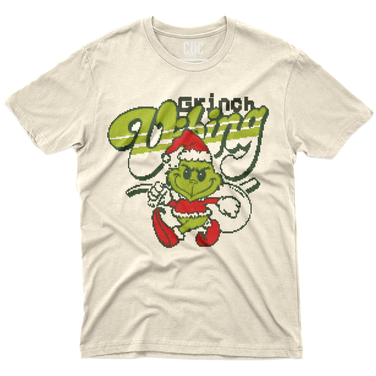 CUC T-Shirt VIBES NATALIZIE - Grinch Vibing - film natale - christmas #chooseurcolor