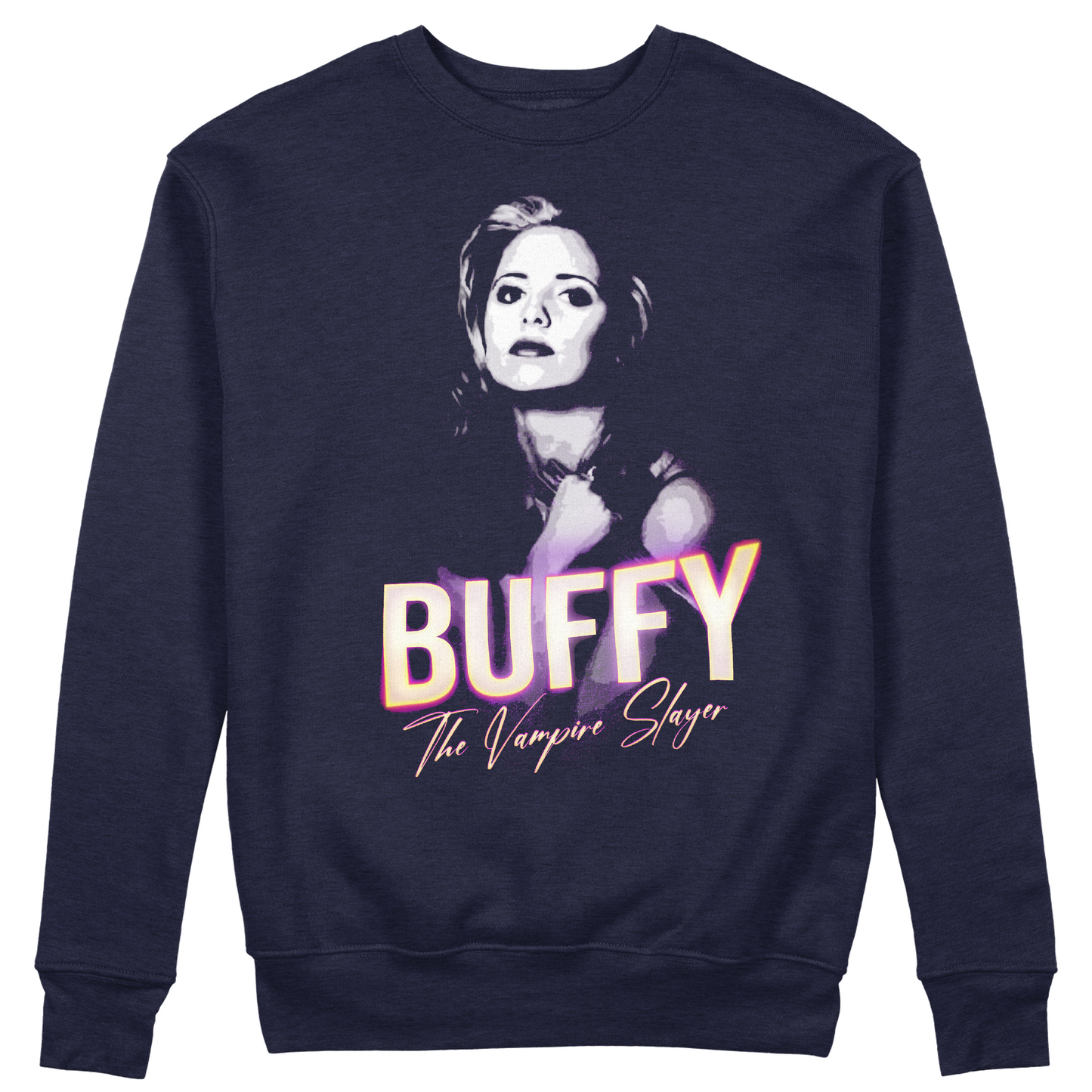 Felpa Girocollo THE VAMPIRE SLAYER - buffy - serie tv anni 90 cult #chooseurcolor