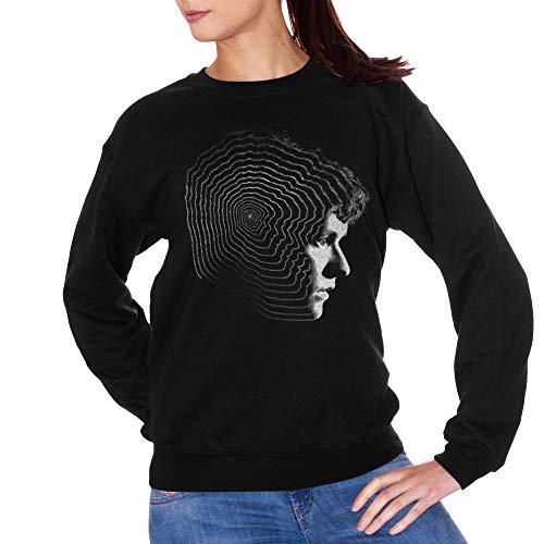 Black Felpa Girocollo Black Mirror Bandersnatch San Junipero Bear White - Film Choose ur Color CUC