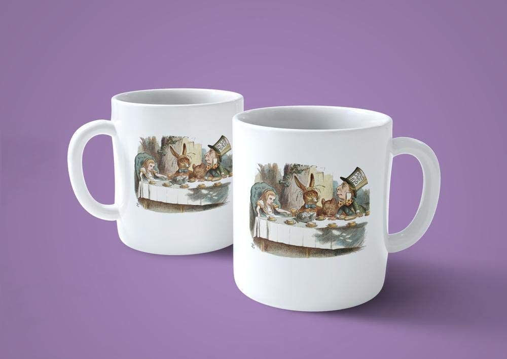 Lavender Tazza Alice Tea Party - Mug Ispirata al Cartoon nel Paese delle Meraviglie - Choose ur Color Cuc shop