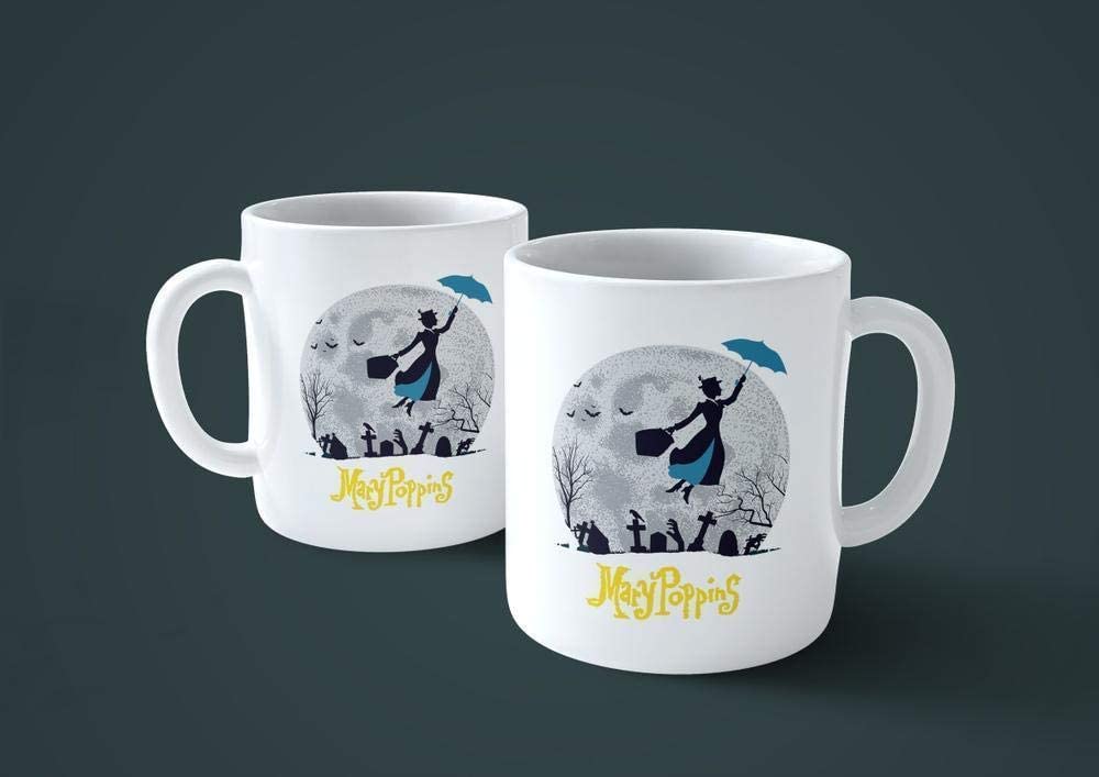 Lavender Tazza Mary Poppins Zombie - Mug Simpatica sulla Maga - Choose ur Color Cuc shop