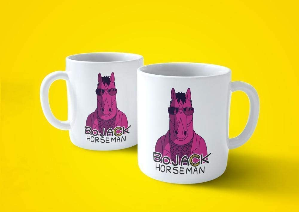 Maroon Tazza Bojack - Mug su The Horseman Famoso negli Anni 90 - Choose ur Color Cuc shop