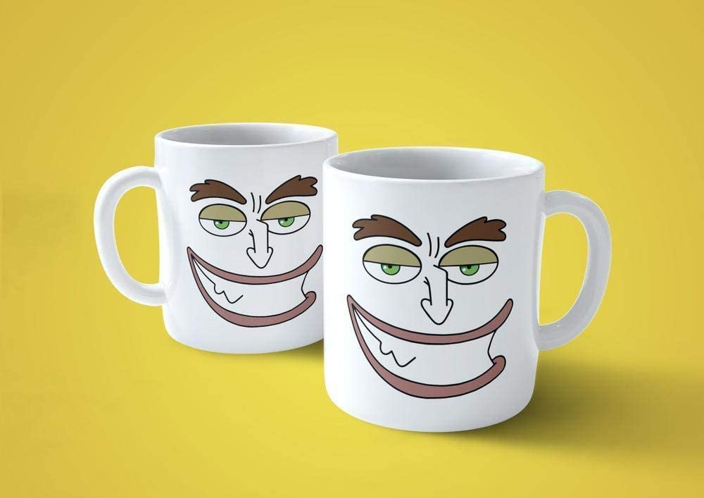 Lavender Tazza Hormone Monster Mug Maurice Face Smile Big Mouth - Choose ur Color Cuc shop