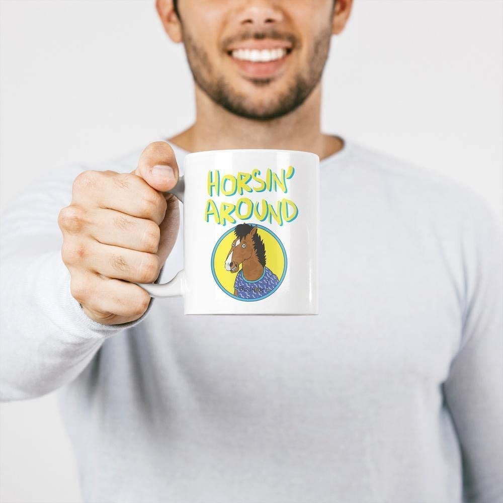 Pale Goldenrod Tazza Bojack - Mug sul Cartoon Irriverente - Serie TV - Choose ur Color Cuc shop