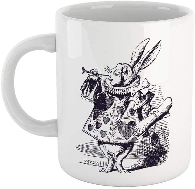 Lavender Tazza Bianconiglio Illustrazione - Mug sul Coniglio di Alice - Choose ur Color Cuc shop