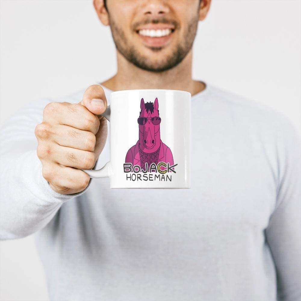 Maroon Tazza Bojack - Mug su The Horseman Famoso negli Anni 90 - Choose ur Color Cuc shop