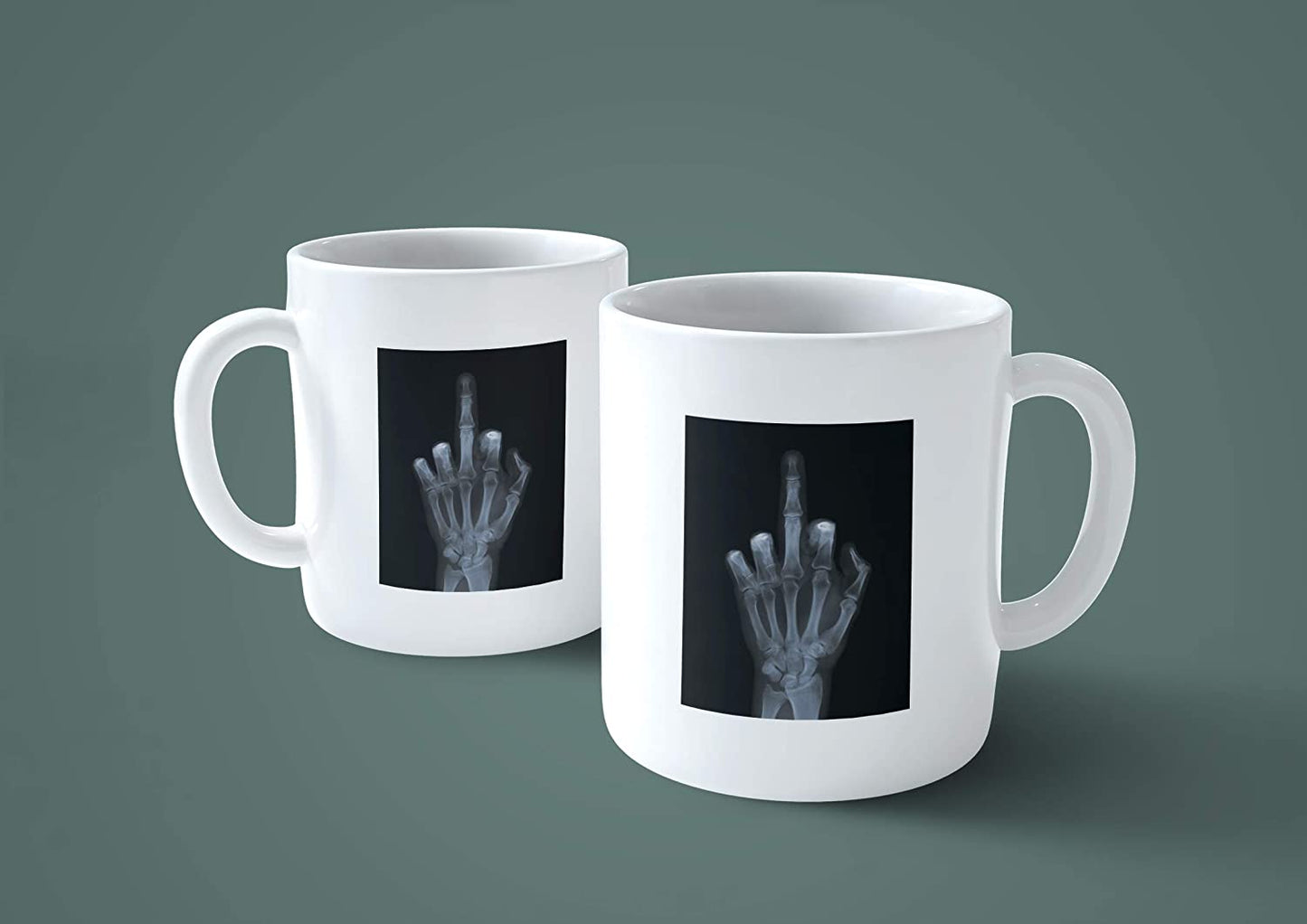 Lavender Tazza Radiografia Mano Ghigno - Mug Simpatica - Choose Ur Color Cuc shop