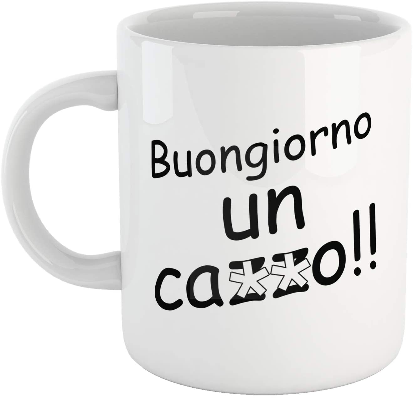 Lavender Tazza Buongiorno Un Ca o - Maglietta Divertente - Grafica per Iniziare al Meglio la Giornata - Choose ur Color Cuc shop