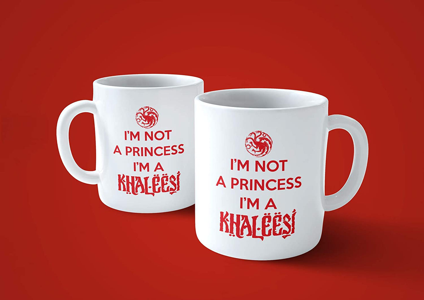 Lavender Tazza I'm Not a Princess I'm a Khaleesi - Grafica Divertente Ispirata a Got - Choose ur Color Cuc shop