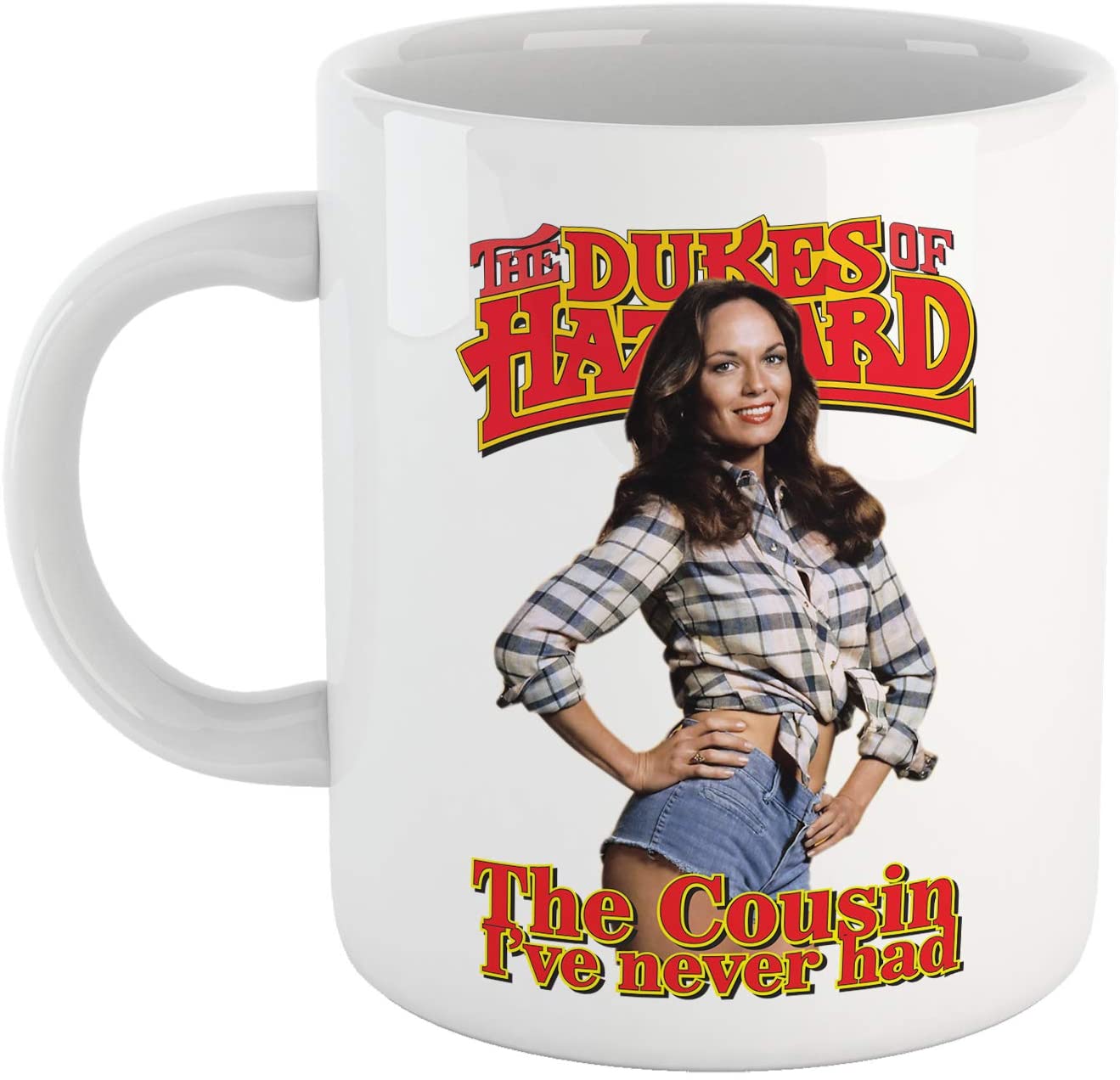 White Smoke Tazza Dukes of Hazzard - Daisy Duke la cugina Che Non Ho mai Avuto - Choose ur Color Cuc shop