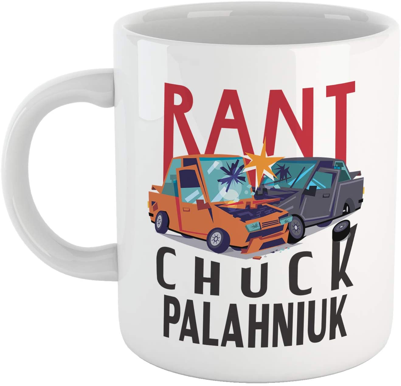 Chocolate Tazza Rabbia - Mug Rant sul Libro di Palahniuk - Choose Ur Color Cuc shop
