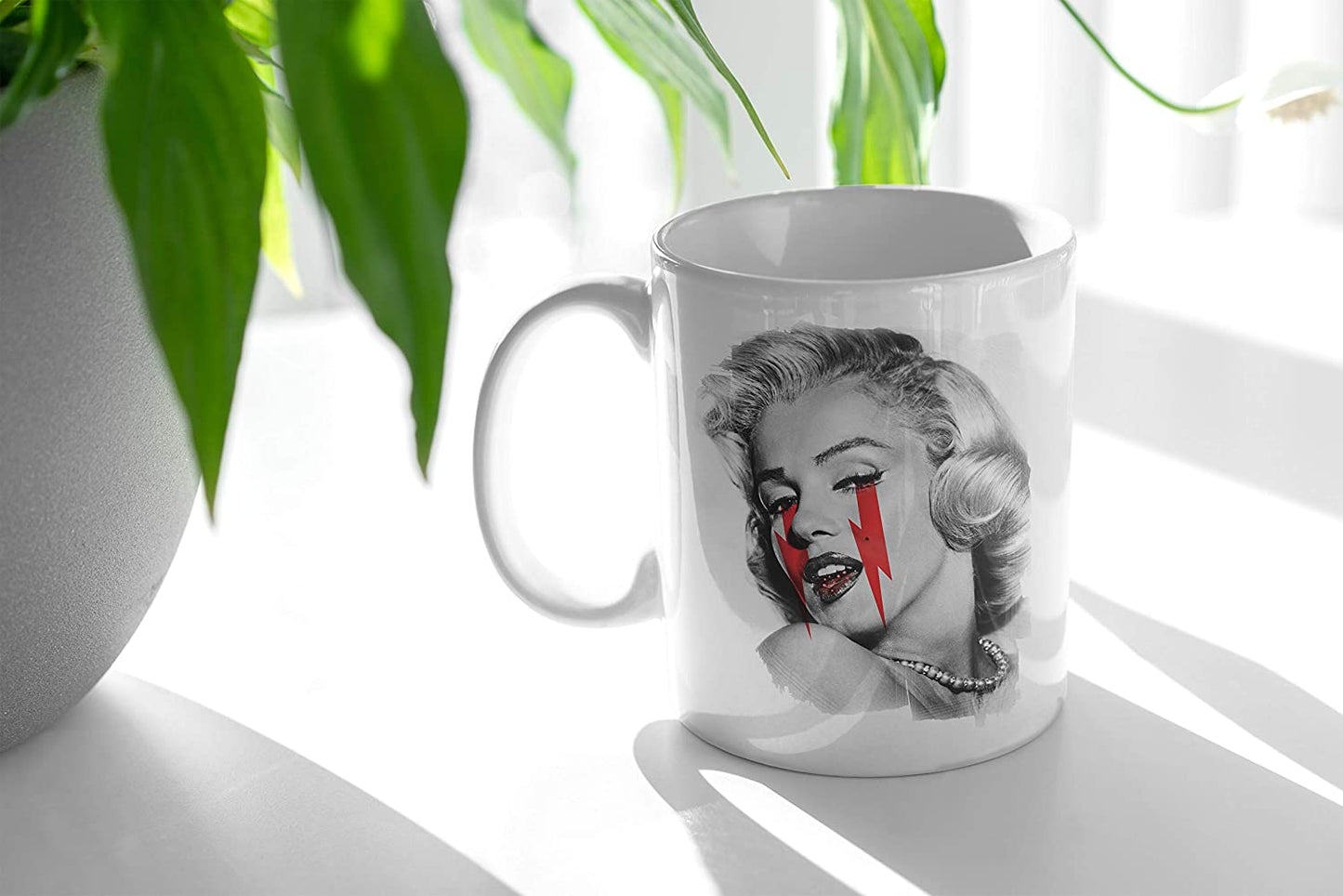 Dark Olive Green Tazza Marilyn Fashion Monroe - Immagine della Diva Anni 70 - Choose ur Color Cuc shop