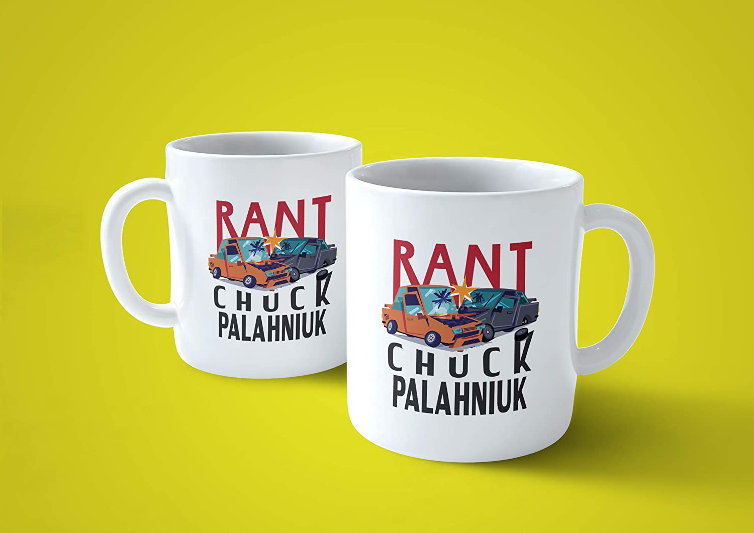 Lavender Tazza Rabbia - Mug Rant sul Libro di Palahniuk - Choose Ur Color Cuc shop