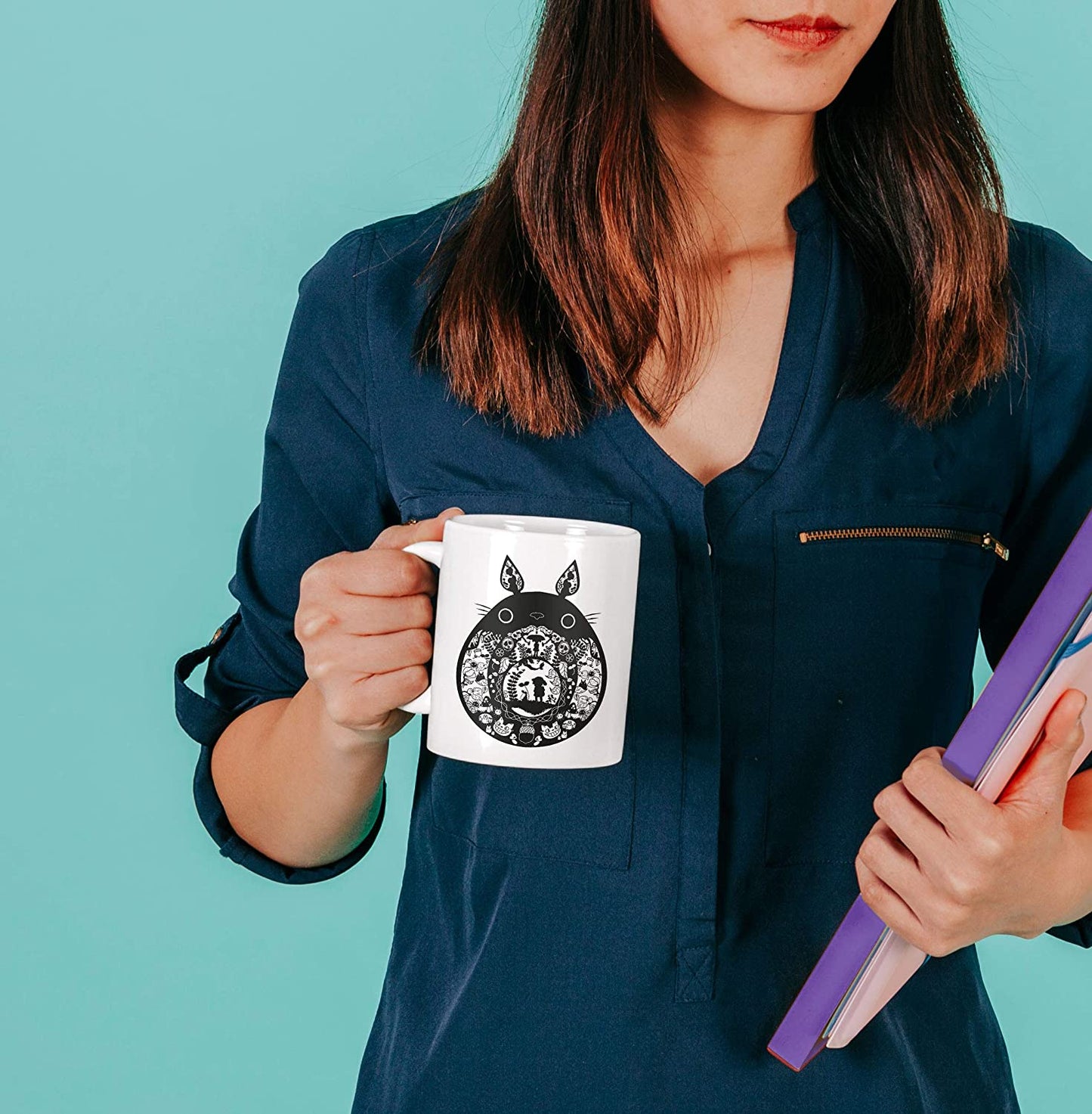 Medium Aquamarine Tazza Totoro - Il Mio Vicino Studio Ghibli - Japan - Choose Ur Color Cuc shop