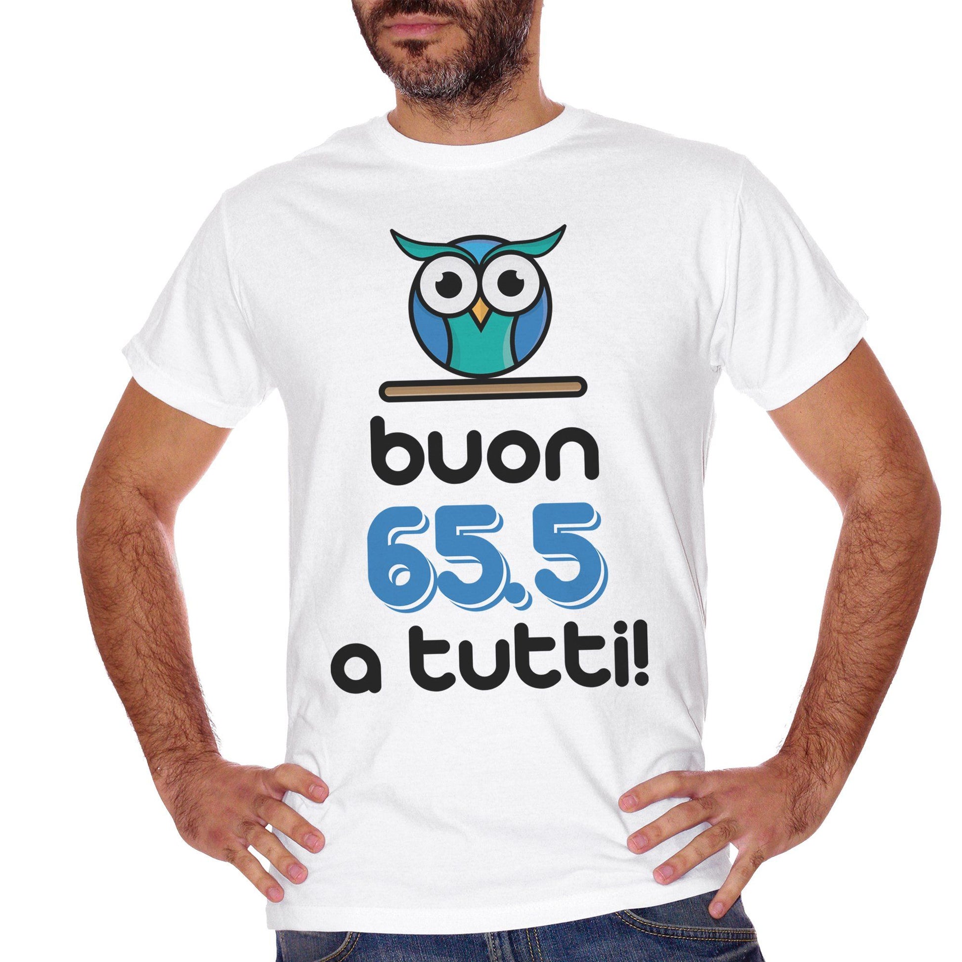 Steel Blue T-Shirt Fantacalcio buon 65.5 a tutti Gufo - SPORT CucShop