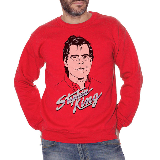 Firebrick Felpa Girocollo Stephen King - FAMOSI CucShop