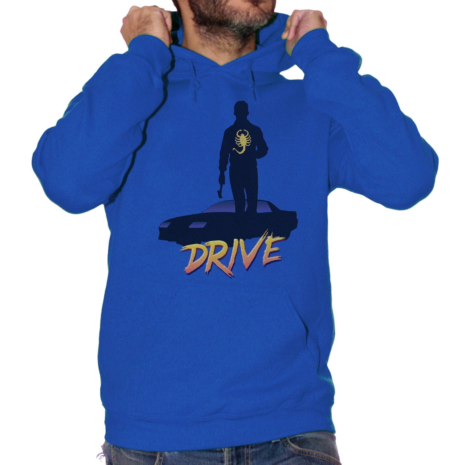 Dark Slate Blue Felpa Drive Movie Ryan Gosling - FILM CucShop