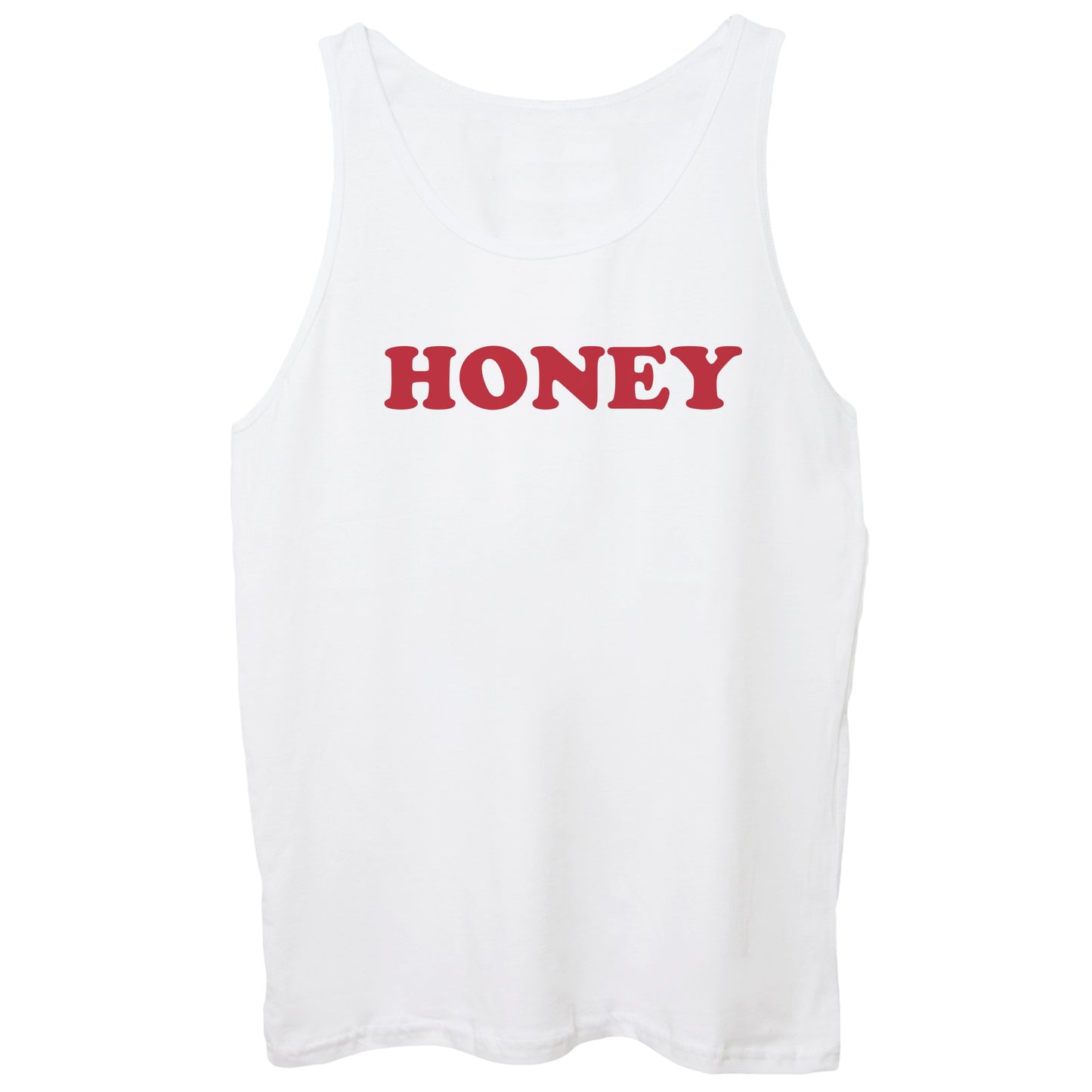White Smoke Canotta Honey Girl Love Cute - SOCIAL CucShop