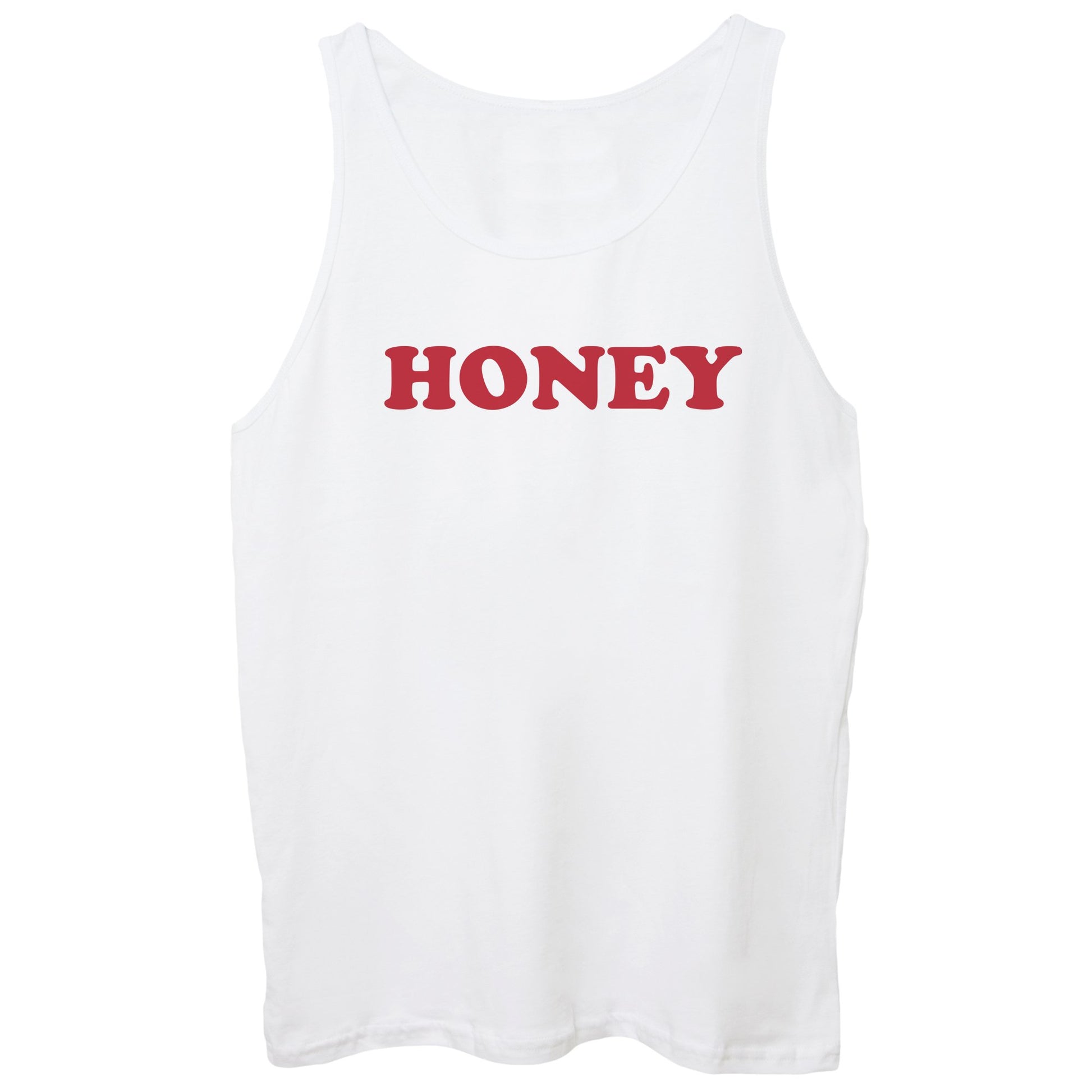 White Smoke Canotta Honey Girl Love Cute - SOCIAL CucShop
