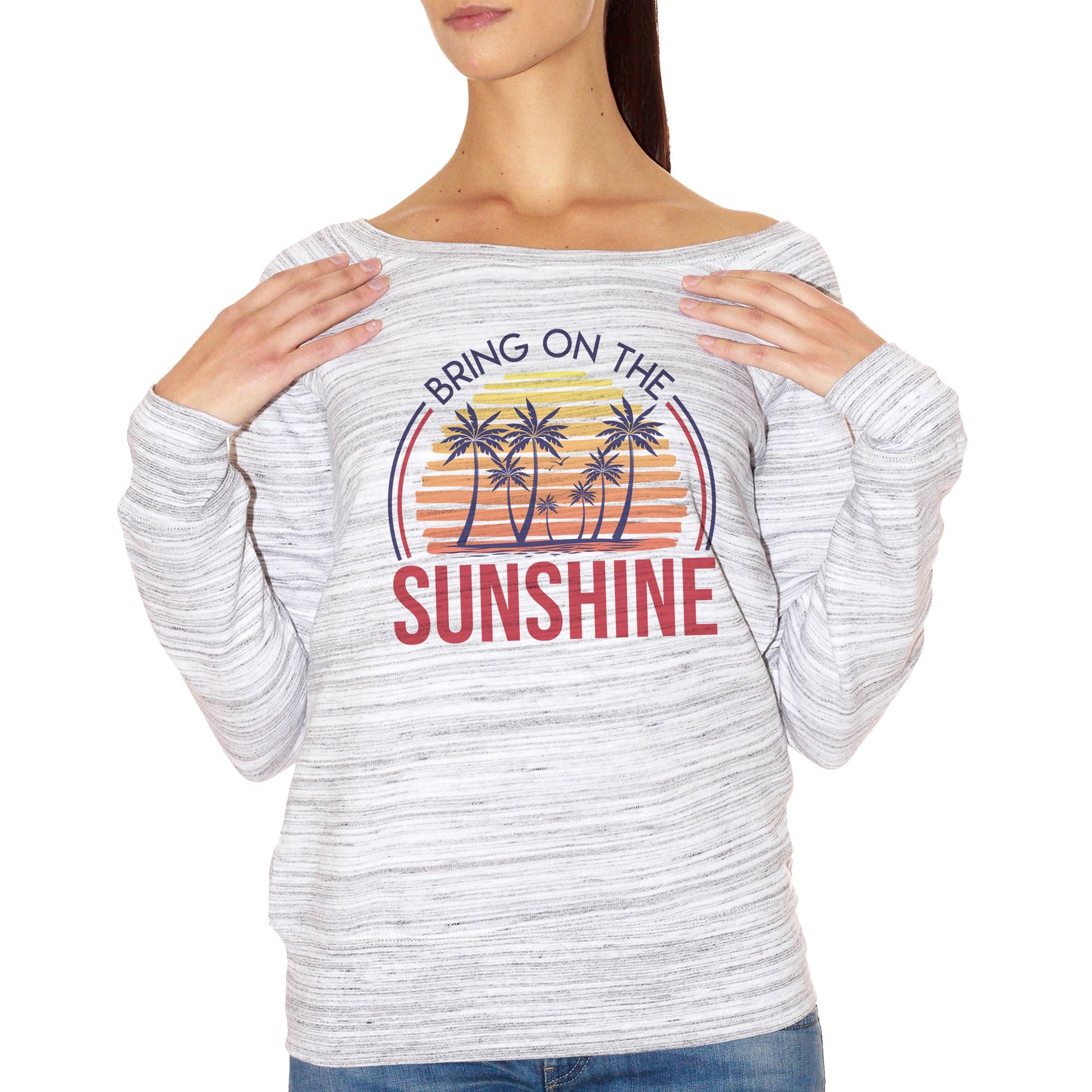 Lavender FELPA FASHION DONNA bring-on-the-sunshine-summer-sunset CucShop