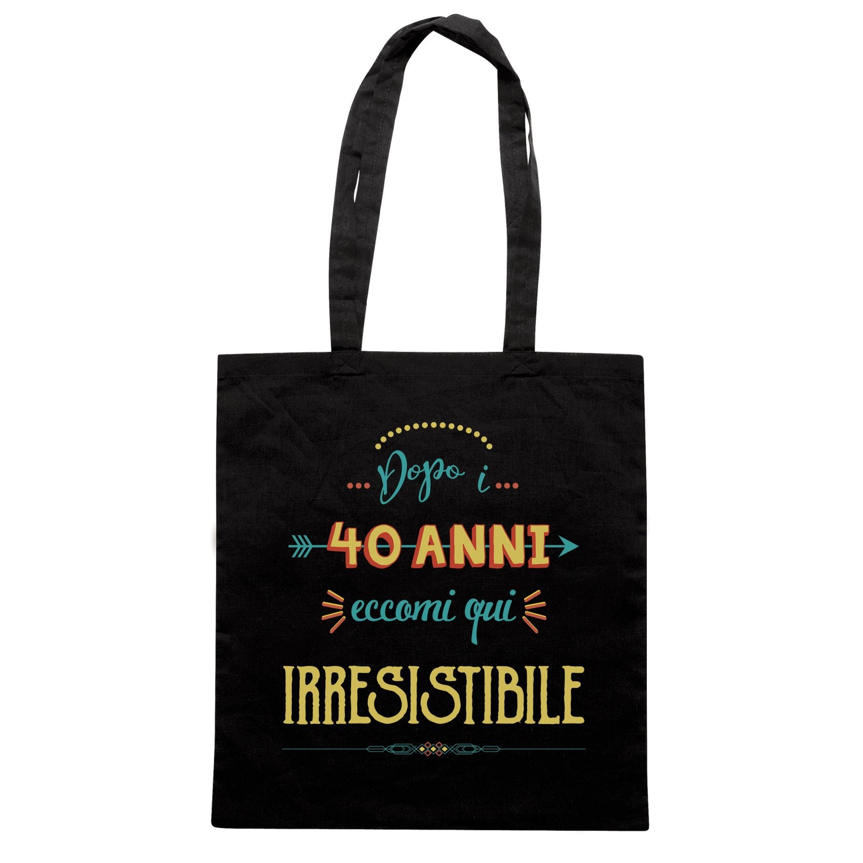 Black Copia del Borsa 40 Anni Compleanno - Nera - SOCIAL CucShop
