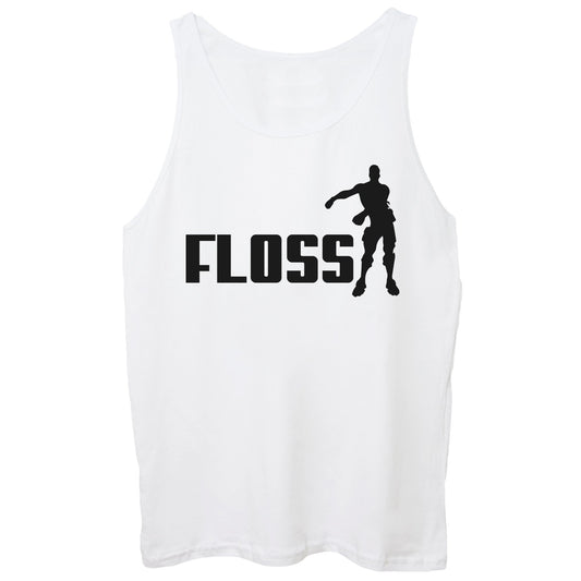 White Smoke Canotta Floss Flossin Dance - SOCIAL CucShop