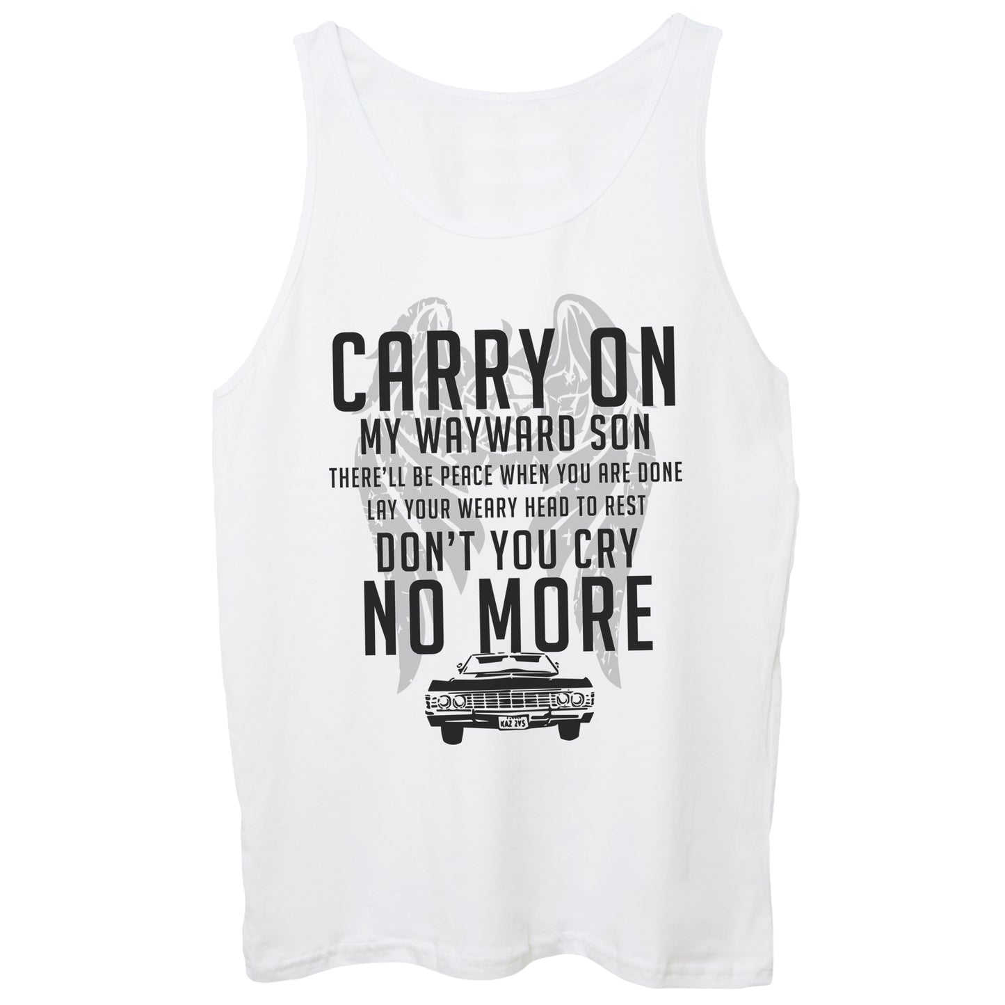 Lavender Canotta Kansas Carry On My Wayward Son Canzone Song Quote - MUSIC CucShop