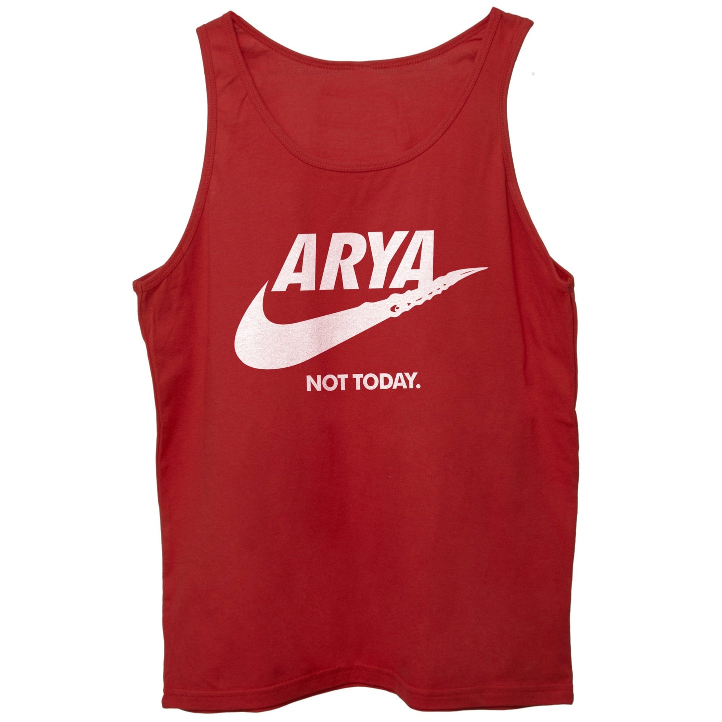 Brown Canotta Arya Stark Got Game Of Thrones Not Today Logo - FILM CucShop