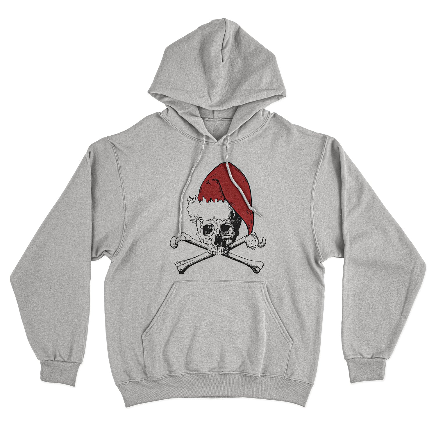 CUC Felpa Cappuccio - SANTA SKULL - NATALE - XMAS - #chooseurcolor - CUC chooseurcolor