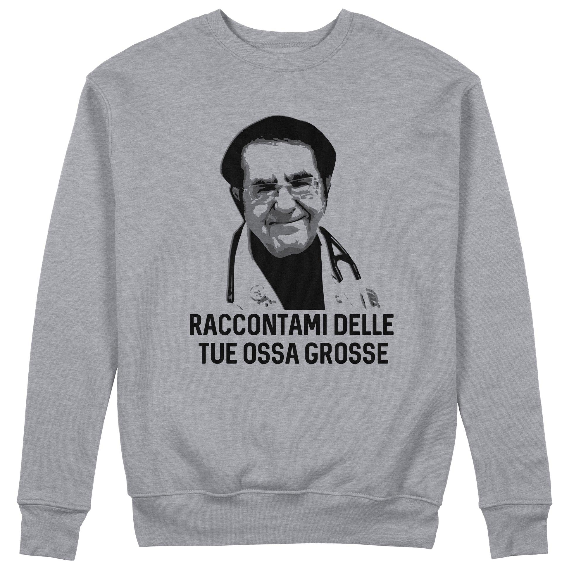 CUC Felpa Girocollo - DR NOZZY DIVERTENTE OSSA GROSSE -  Unisex #chooseurcolor - CUC chooseurcolor