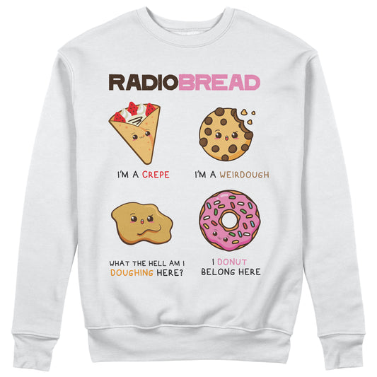 Felpa CUC Girocollo RadioBread - Radiohead - Creep Crape - Unisex #chooseurcolor - CUC chooseurcolor