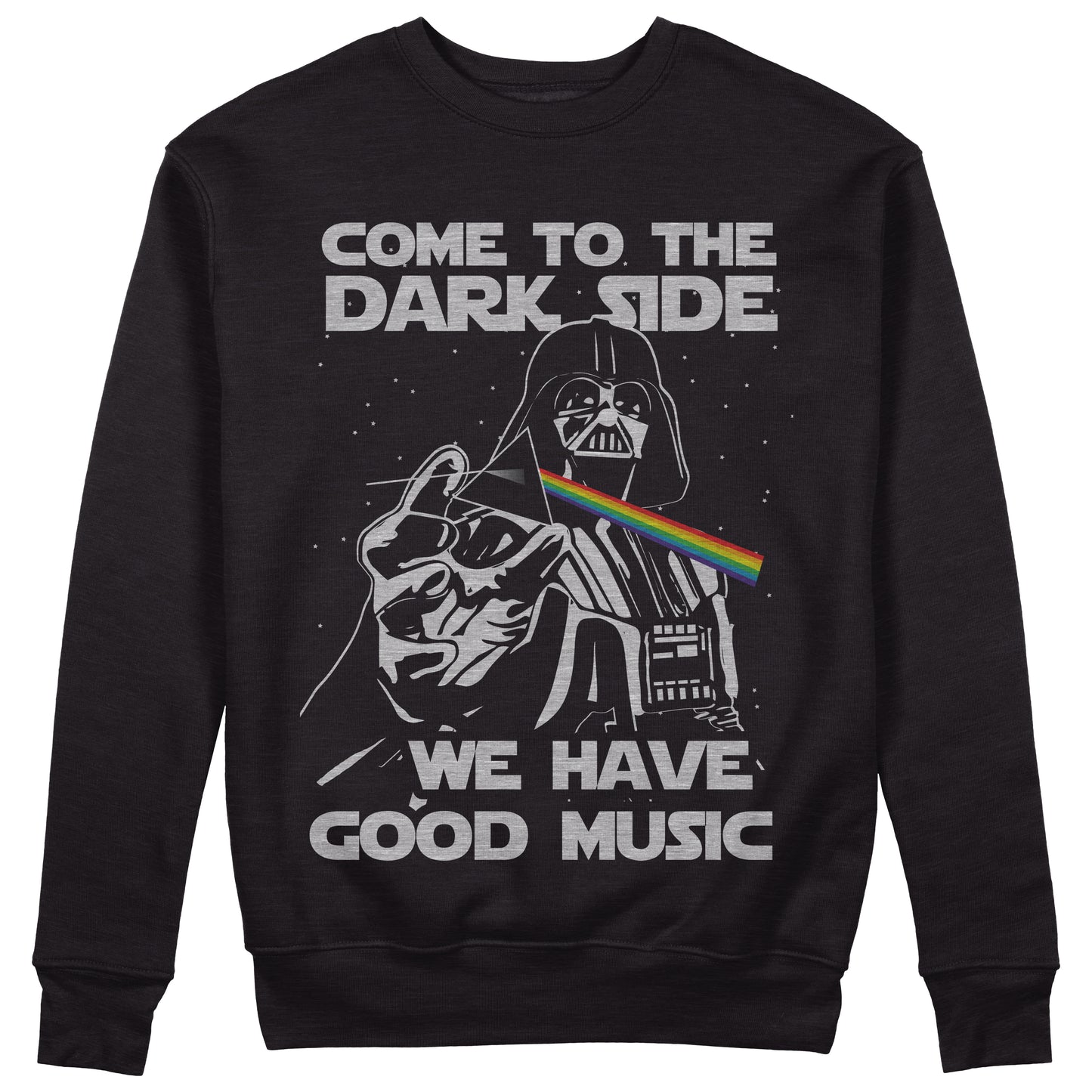 Felpa CUC Girocollo Come to the dark side - We have a good music Darth Unisex #chooseurcolor - CUC chooseurcolor