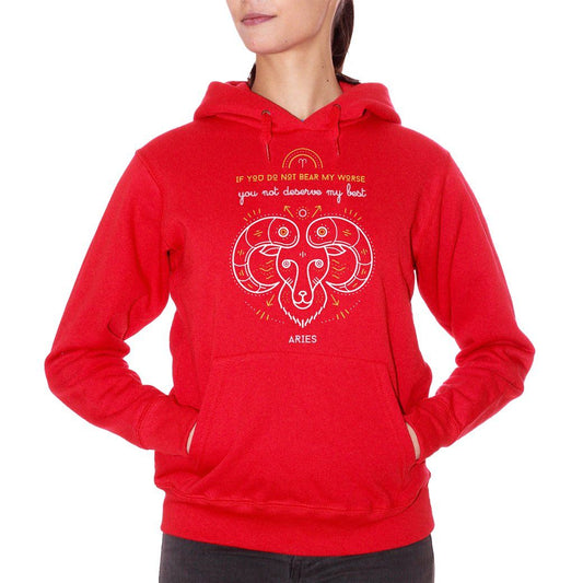 Red Felpa Zodiac Aries - DIVERTENTE Choose ur color CucShop