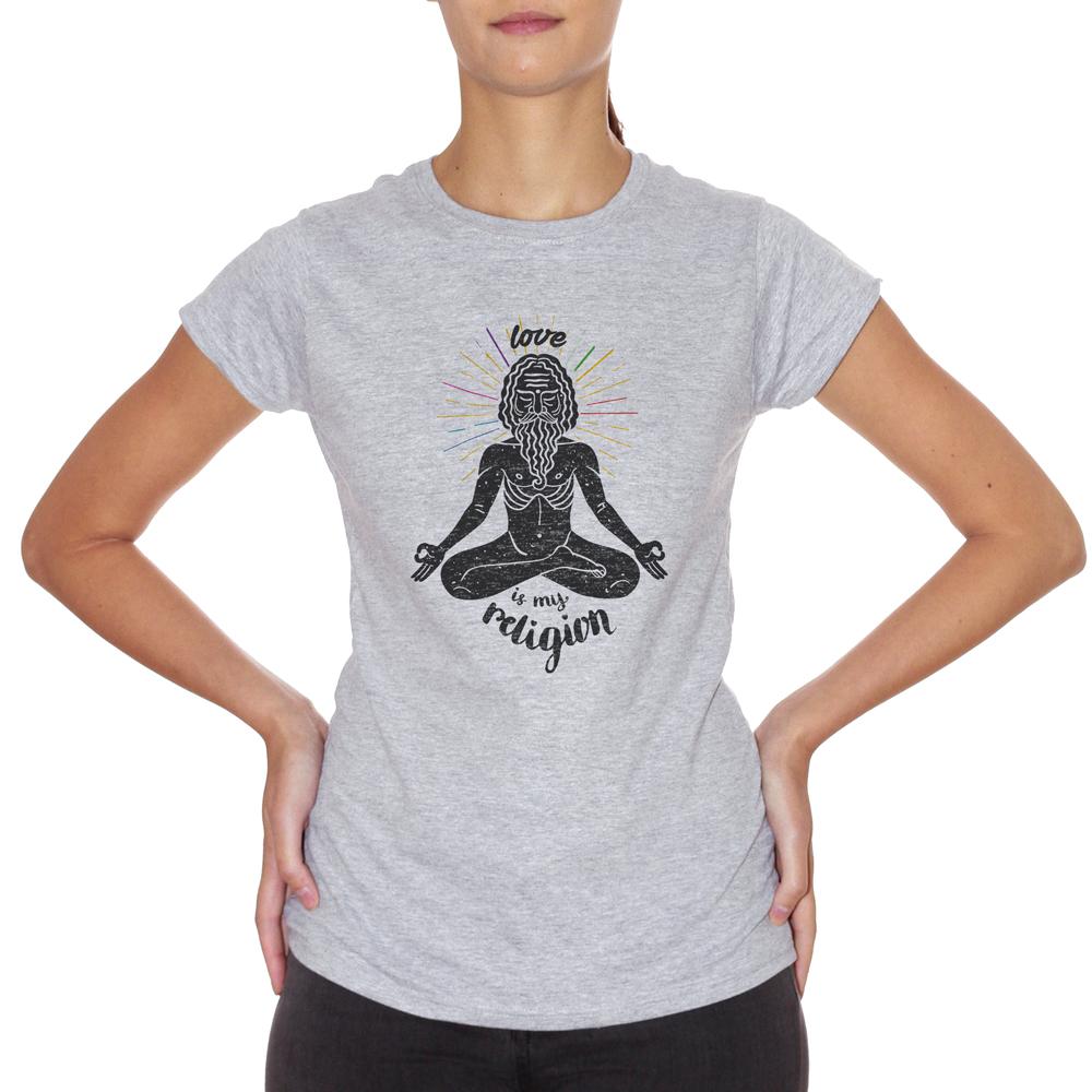 Snow T-Shirt Love Is My Religion - SOCIAL Choose ur color CucShop