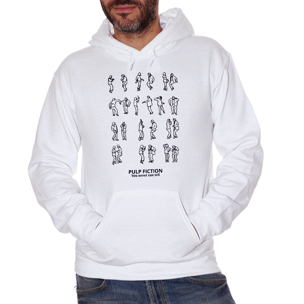 Lavender Felpa Pulp Fiction Dance You Never Can Tell - FILM Choose ur color CucShop