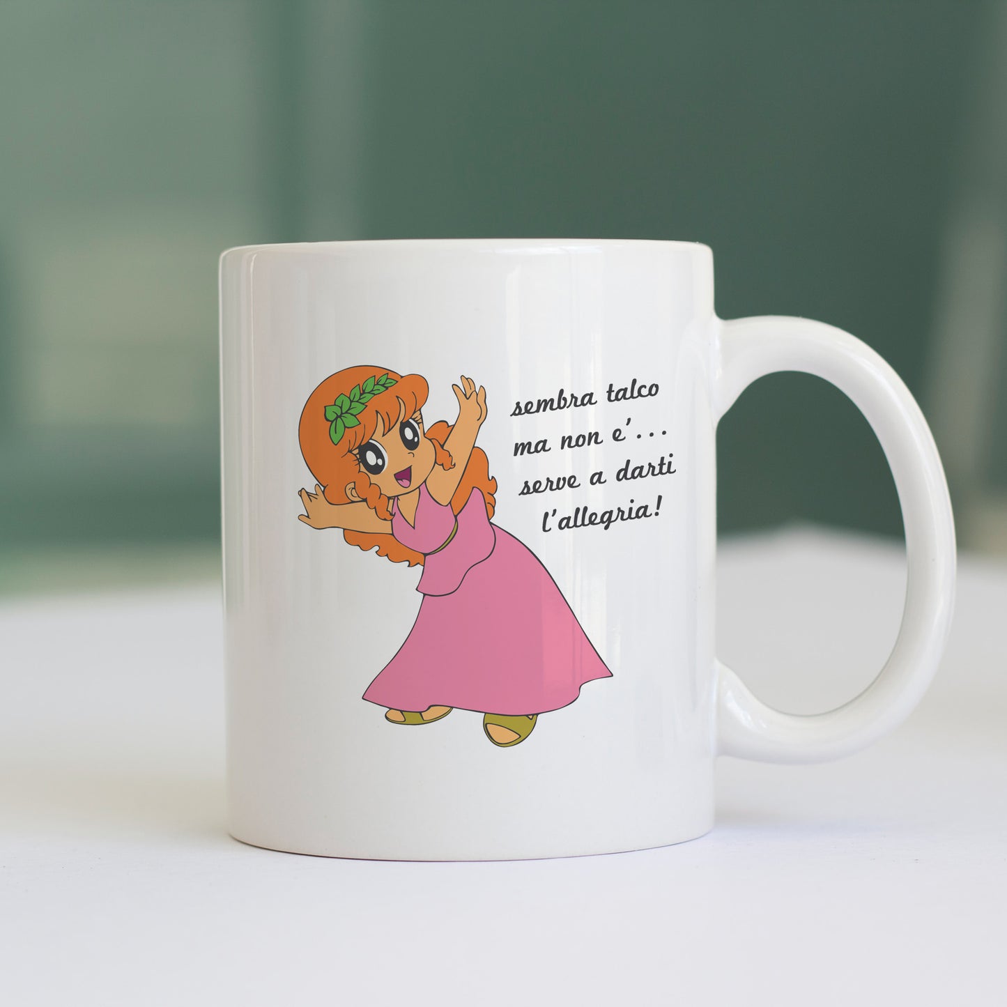 Tazza Divertente Sembra Talco  Canzone - Cartoon Anni 80 #chooseurcolor - CUC chooseurcolor