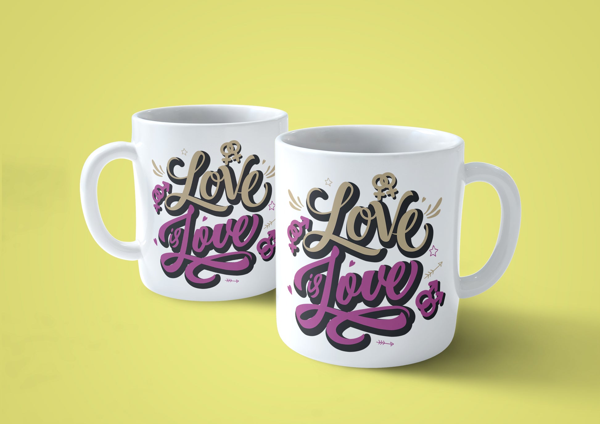 CUC Tazza L'amore è amore Mug Love is love #chooseurcolor - CUC chooseurcolor